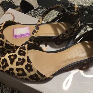 Crown Vintage Leopard Print Flats